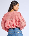 MILLE Clothing Vivienne Top in Red Gingham