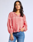MILLE Clothing Vivienne Top in Red Gingham