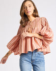 MILLE Clothing Vivienne Top in Santa Fe Stripe