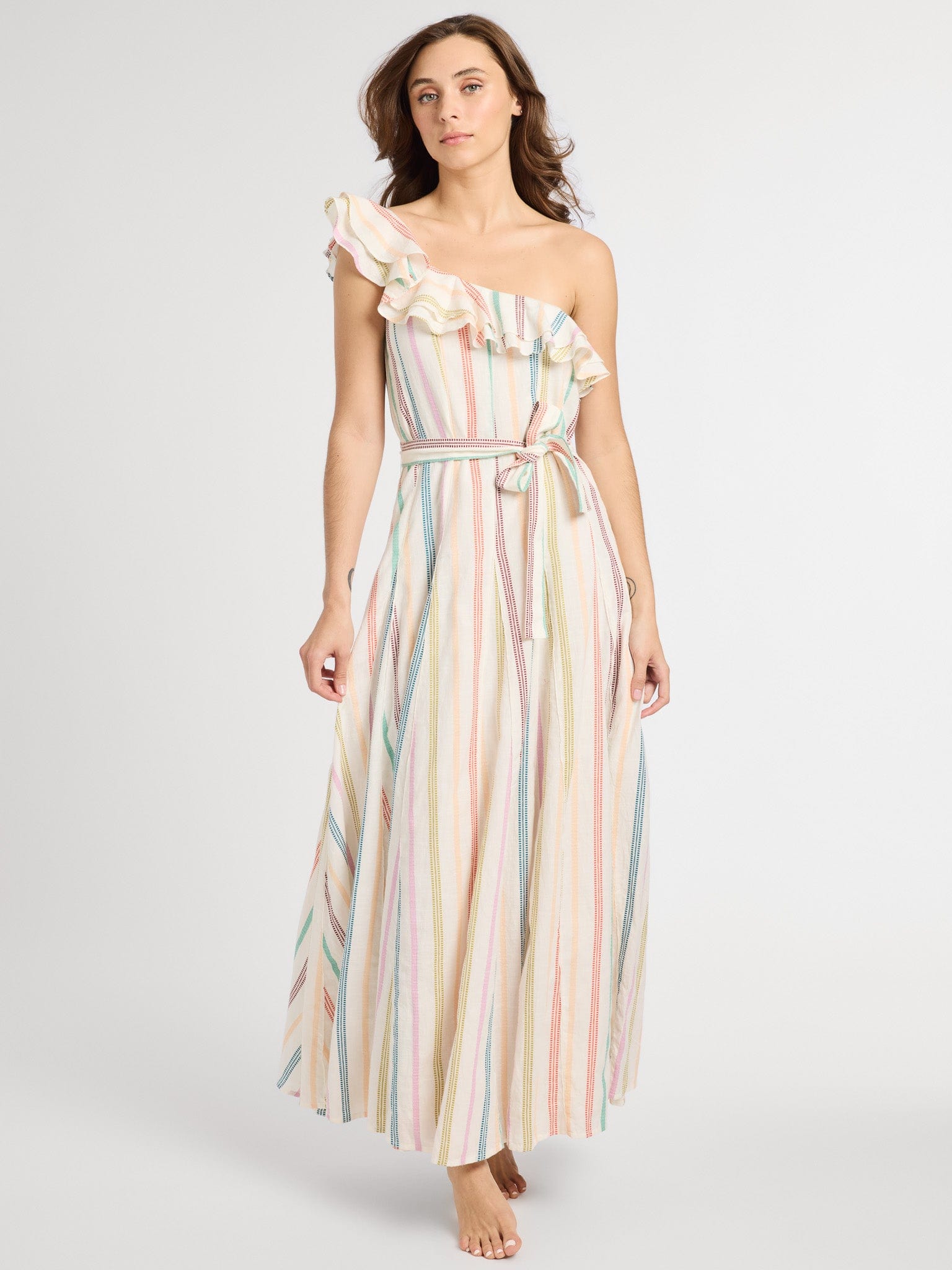 Yvonne Dress in Mallorca Stripe  MILLE
