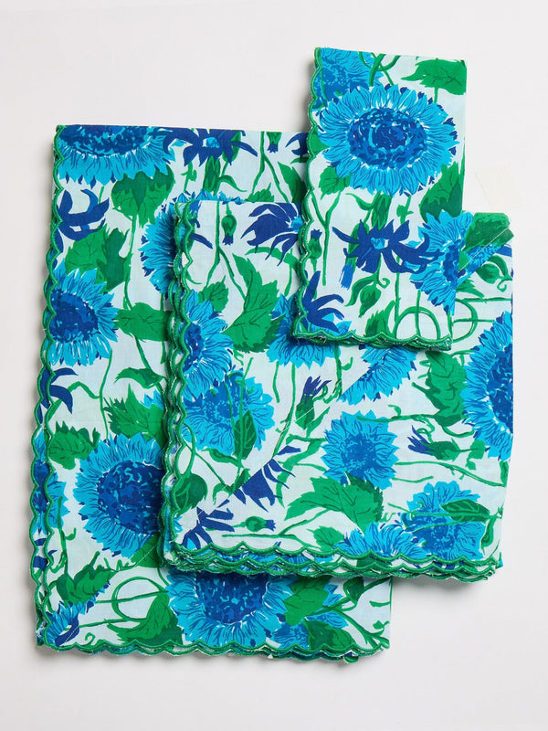 Scalloped Tablecloth, 72" x 63" — view 1