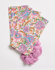 MILLE Home & Garden Tassel Dinner Napkins, Set of 4