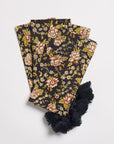 MILLE Home & Garden Tassel Dinner Napkins, Set of 4