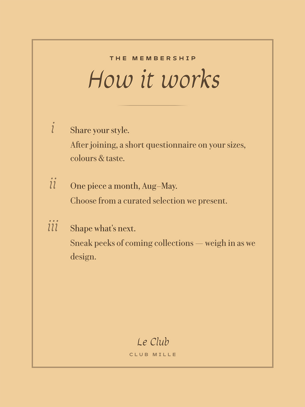 Le Club — The Mille Membership — view 2