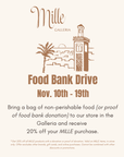 MILLE MILLE FOOD BANK DRIVE - NOVEMBER
