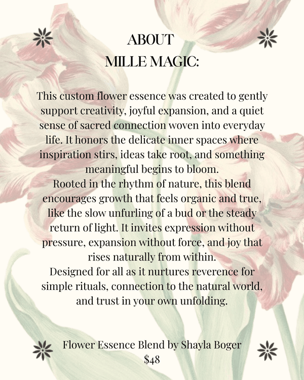 MILLE MAGIC LAUNCH - A NEW FLOWER ESSENCE BY SHAYLA — view 2
