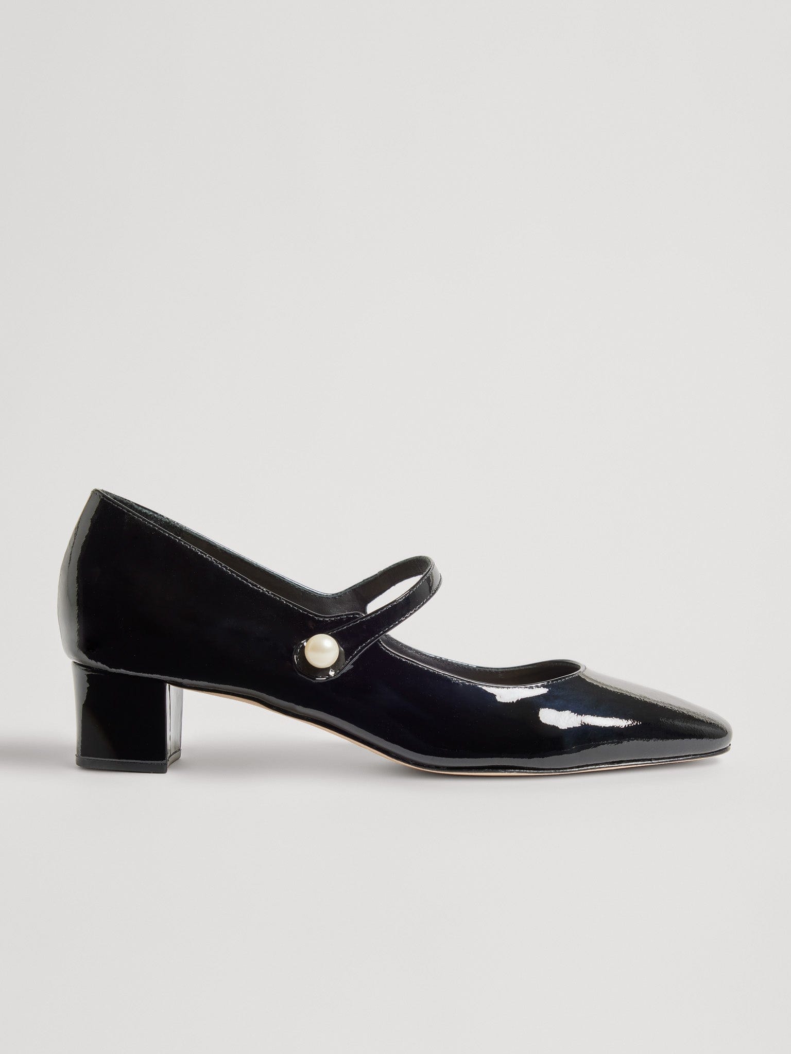 black dress with mary jane shoes Clare Wide Width Mary Jane Platforms main image 1