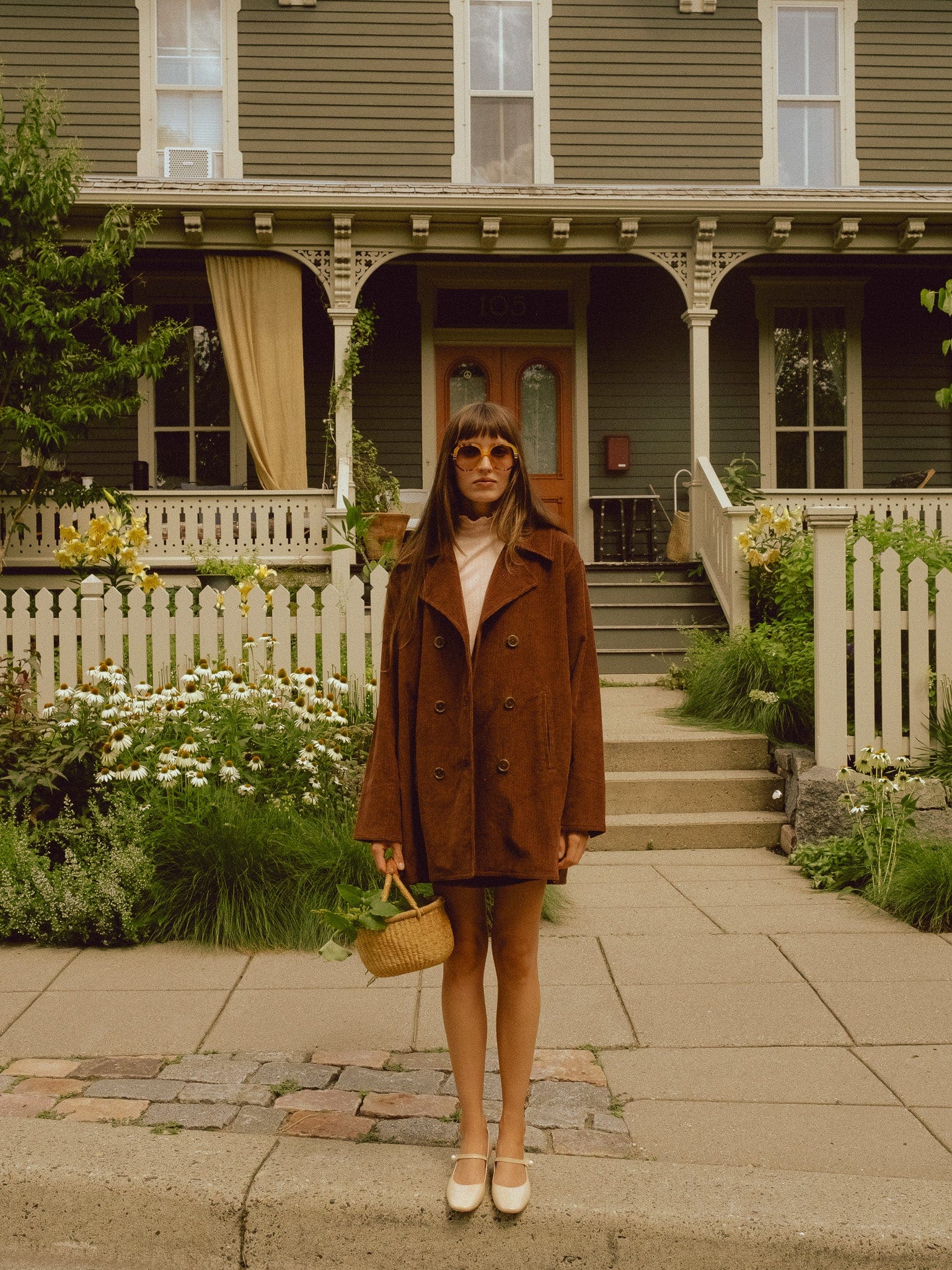 Ricky Peacoat in Coffee Cord – MILLE