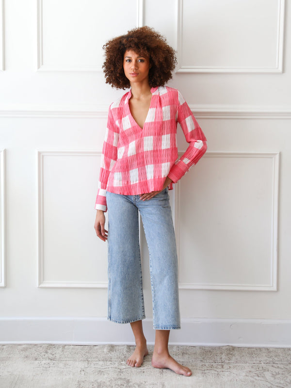 Freya Top in Watermelon — view 1