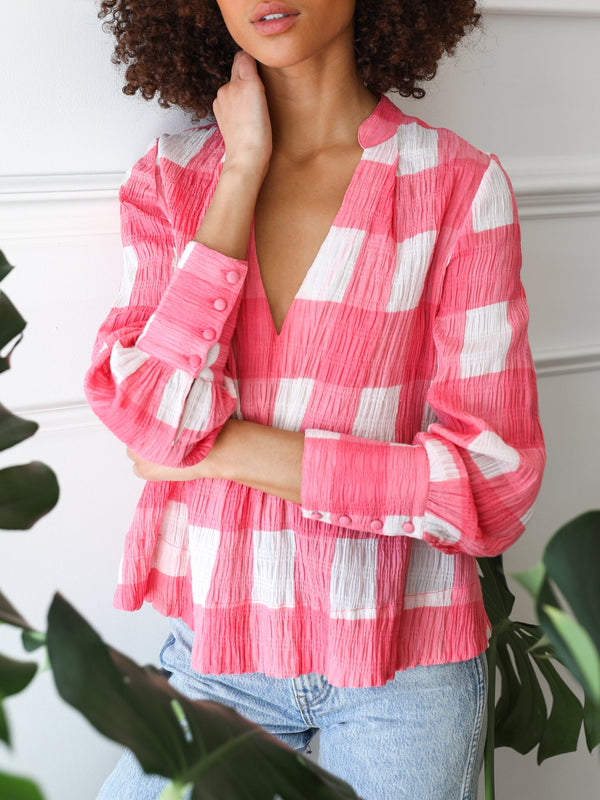Freya Top in Watermelon — view 6