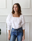 MILLE Clothing Alma Top in White