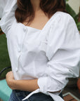 MILLE Clothing Alma Top in White