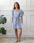 MILLE Clothing Anais Dress in Blue Stripe