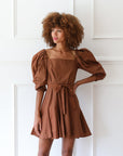 MILLE Clothing Anais Dress in Clay