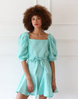 MILLE Clothing Anais Dress in Green Stripe