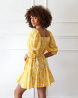 MILLE Clothing Anais Dress in Yellow Zinnia