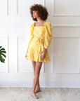 MILLE Clothing Anais Dress in Yellow Zinnia
