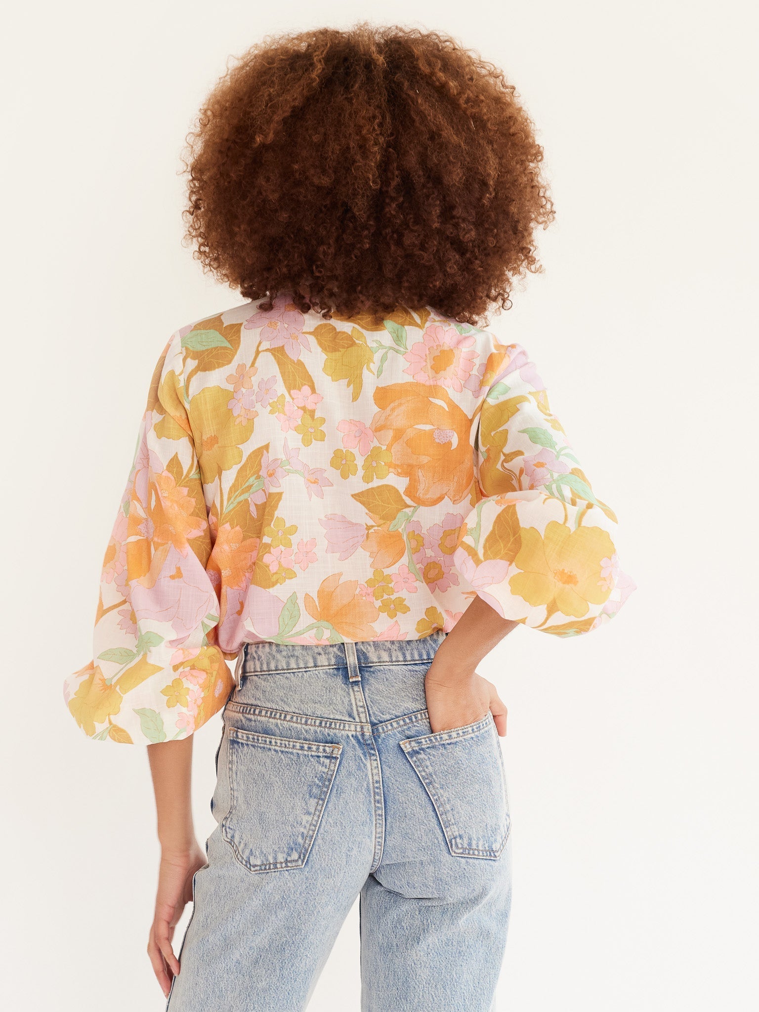 MILLE Clothing Blair Top in Harmony Floral