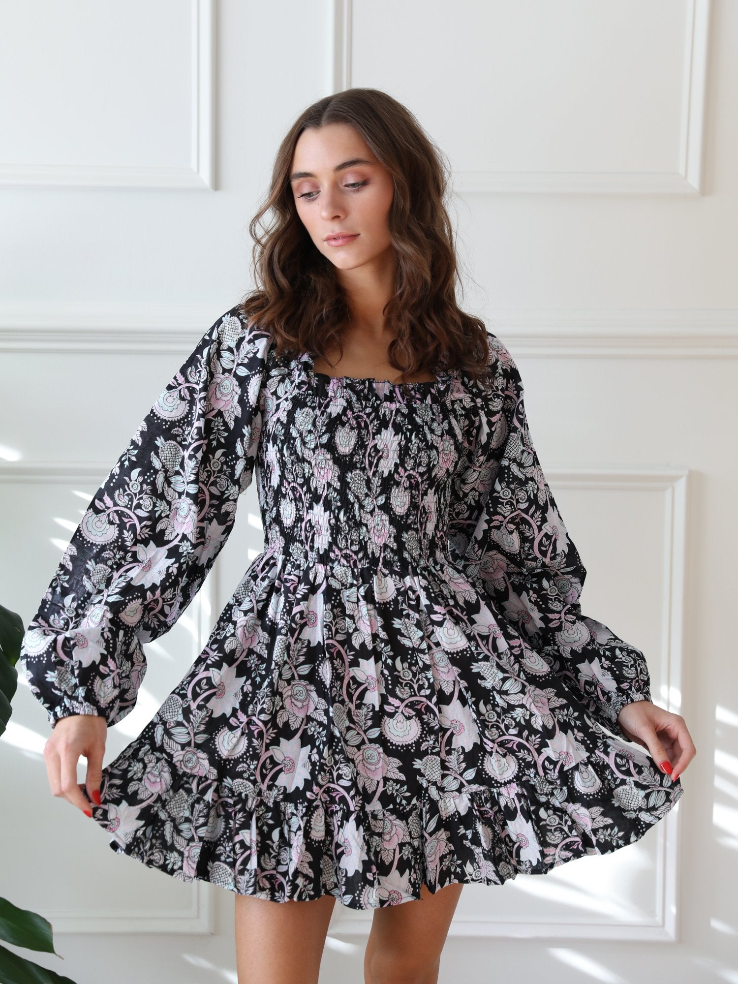 MILLE Clothing Calista Dress in Tropical Night