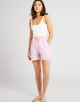 MILLE Clothing Cary Short in Bubblegum Stripe