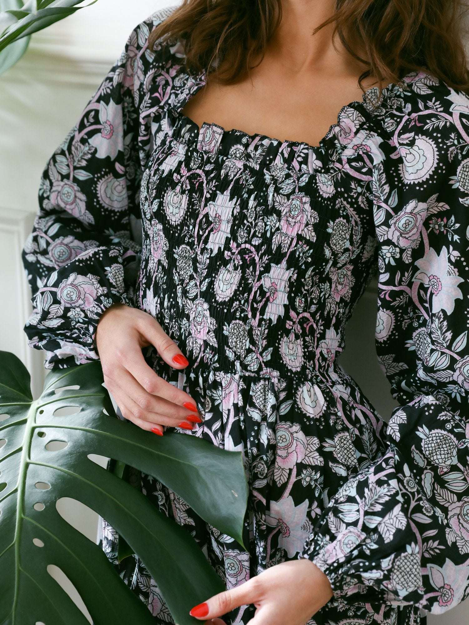 MILLE Clothing Catherine Dress in Tropical Night