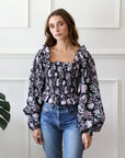MILLE Clothing Circe Top in Tropical Night
