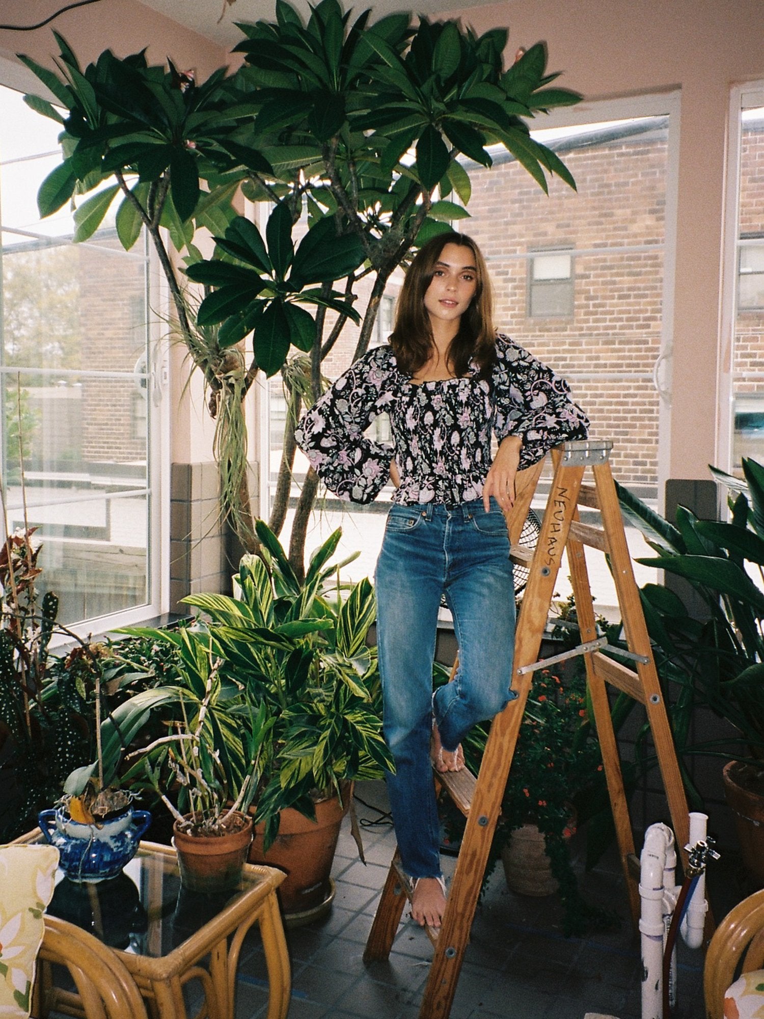 MILLE Clothing Circe Top in Tropical Night