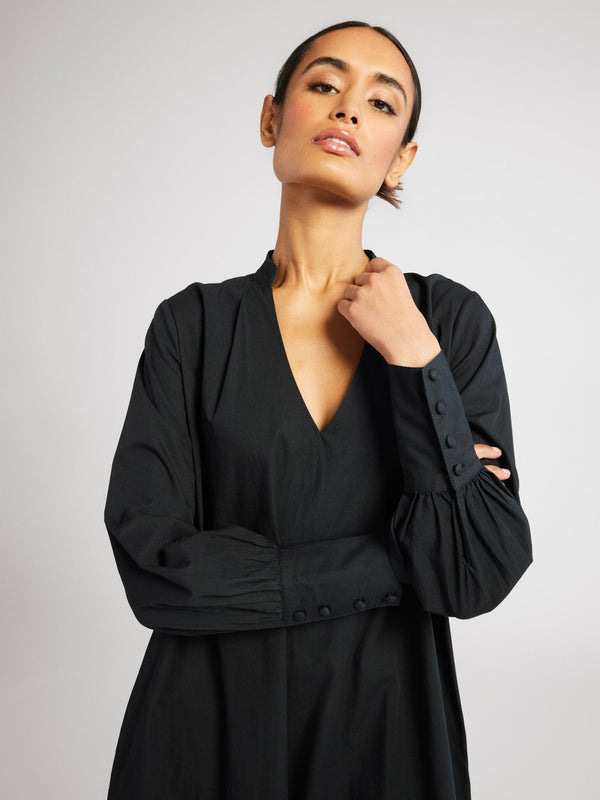 Esther Dress in Black — view 2