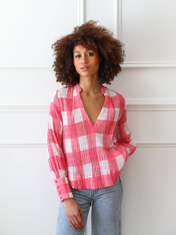 Freya Top in Watermelon — view 5
