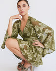 MILLE Clothing Goldie Dress in Gold Leaf