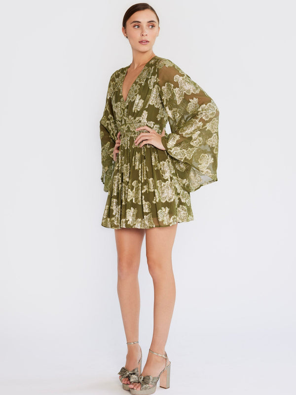 Goldie Dress in Gold Leaf — view 2