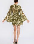MILLE Clothing Goldie Dress in Gold Leaf
