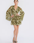 MILLE Clothing Goldie Dress in Gold Leaf