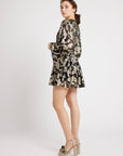 MILLE Clothing Goldie Dress in Metallic Jacquard