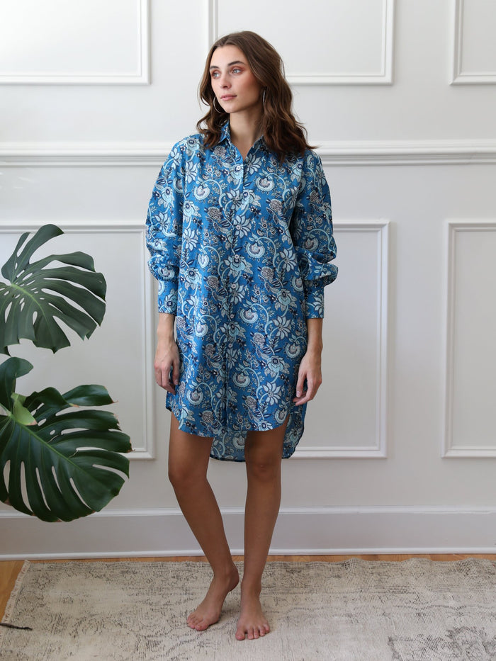 Holly Dress in French Blue