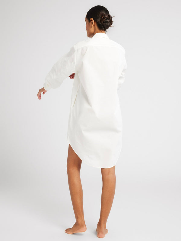 Holly Mini Dress in White — view 4