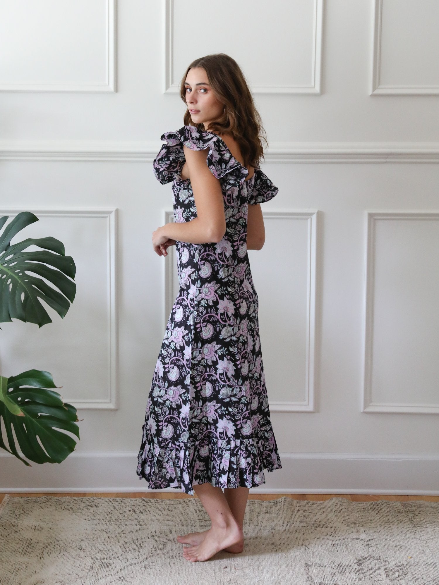 MILLE Clothing Klara Dress in Tropical Night