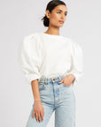 MILLE Clothing Lila Top in White