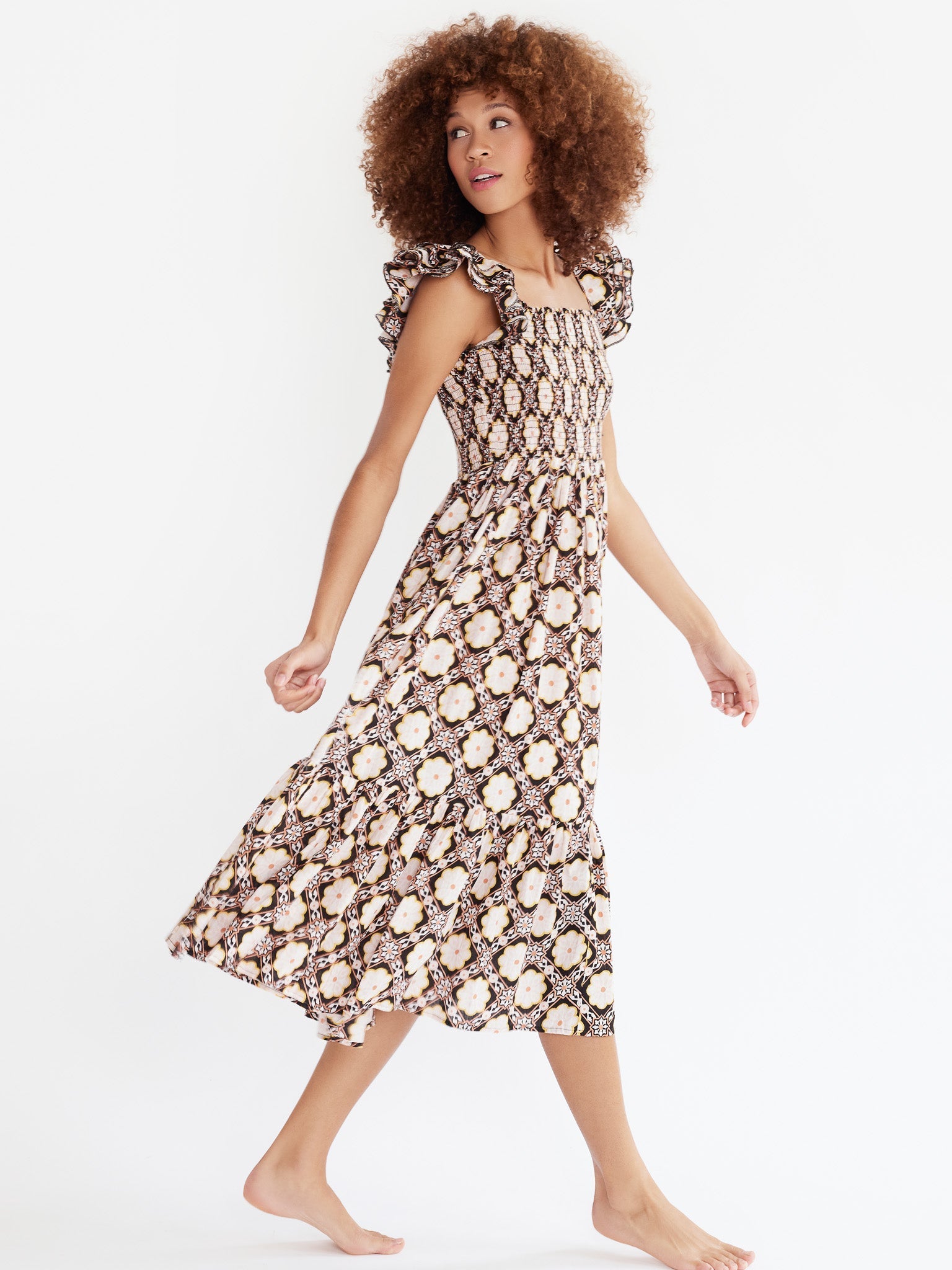 MILLE Clothing Olympia Dress in Merida