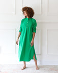 MILLE Clothing Sadie Caftan in Kelly