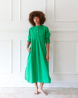 MILLE Clothing Sadie Caftan in Kelly