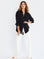 MILLE Clothing Sofia Top in Black Double Gauze