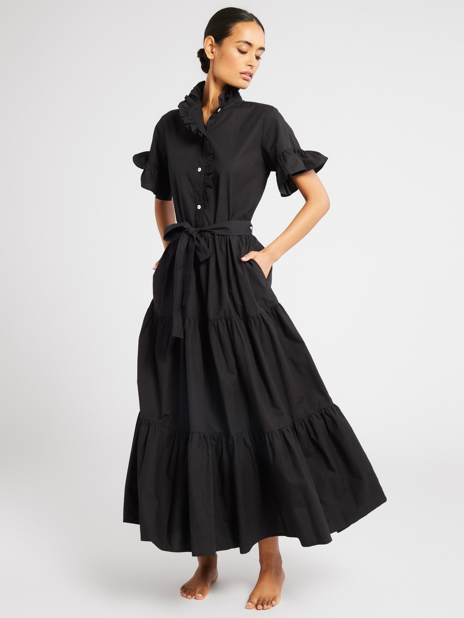 Victoria Dress in Black – MILLE