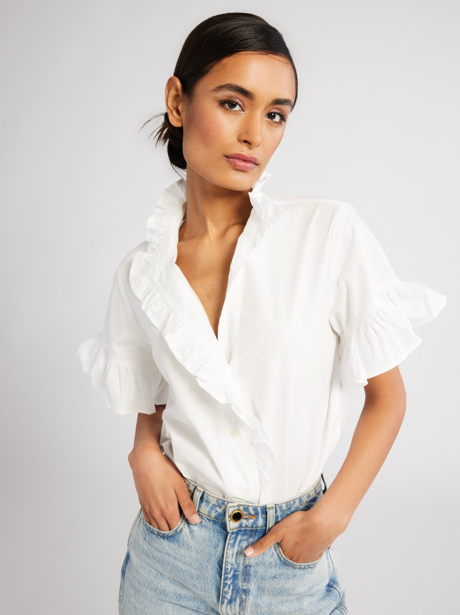 Vanessa Top in White – MILLE