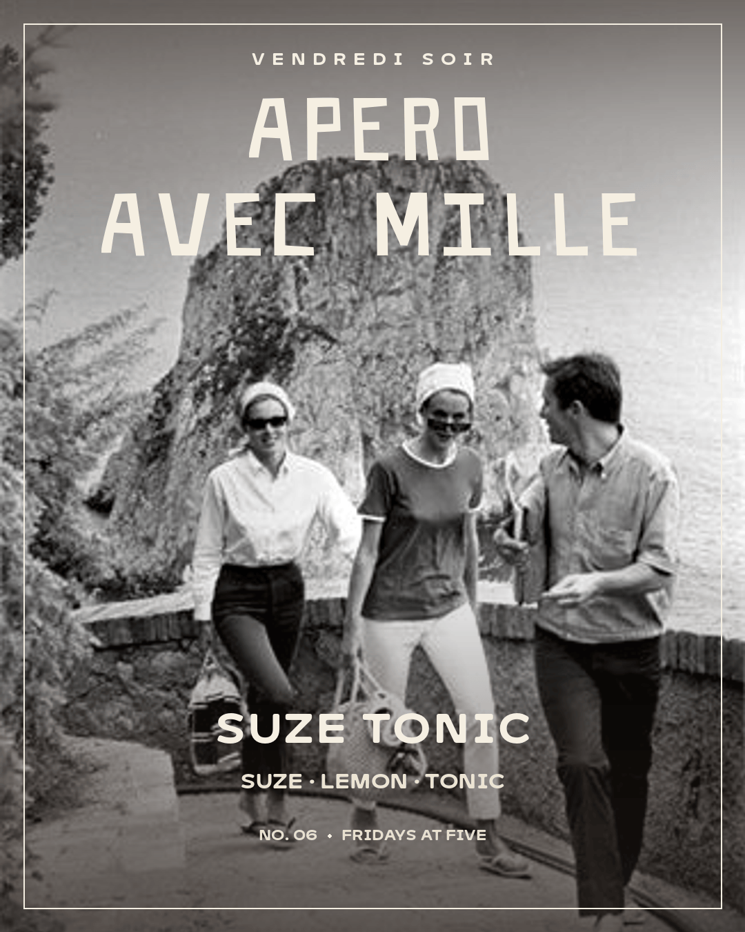 Vendredi Soir — The Suze Tonic & Radishes with Poppy Butter