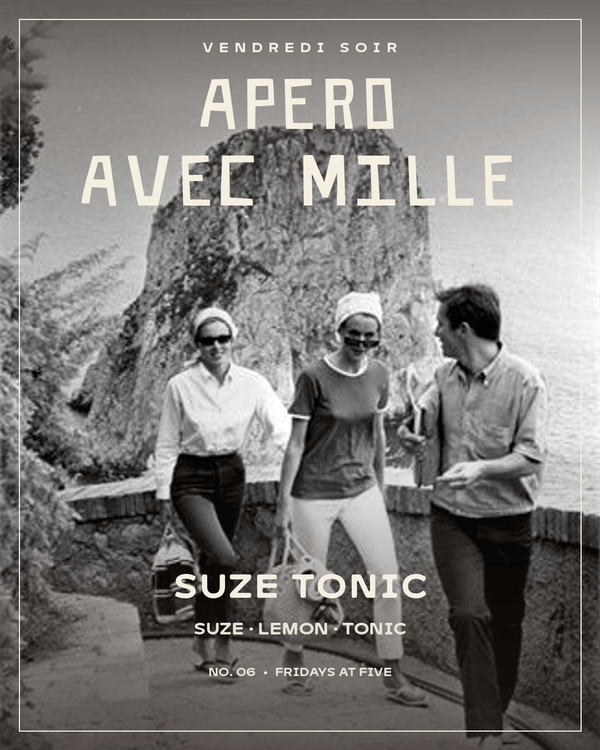 Vendredi Soir — The Suze Tonic & Radishes with Poppy Butter