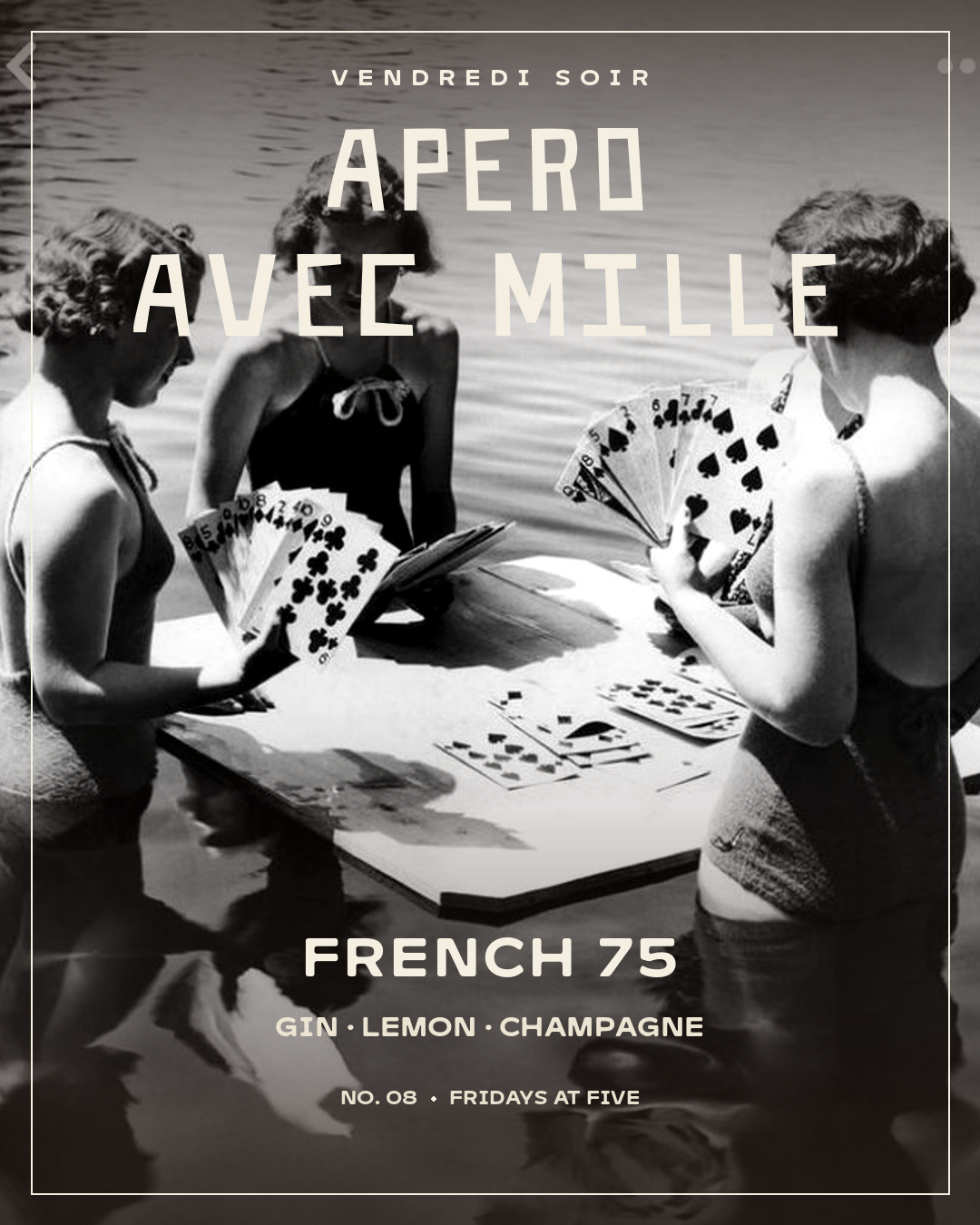 Vendredi Soir — The French 75 & Smoked Salmon Blinis