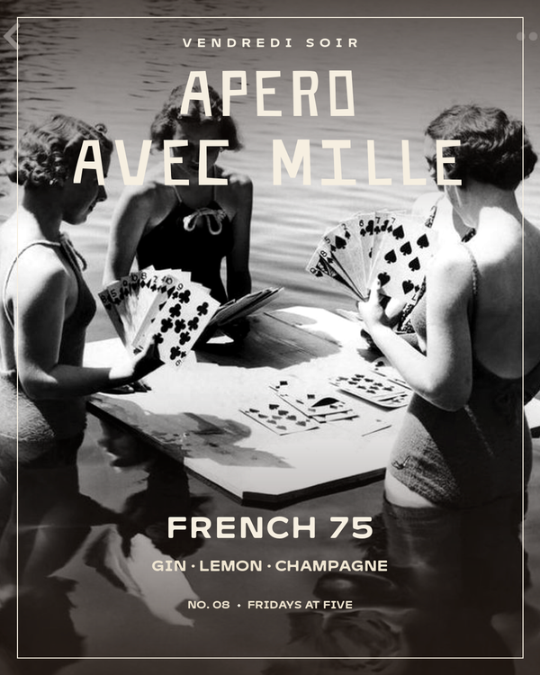 Vendredi Soir — The French 75 & Smoked Salmon Blinis