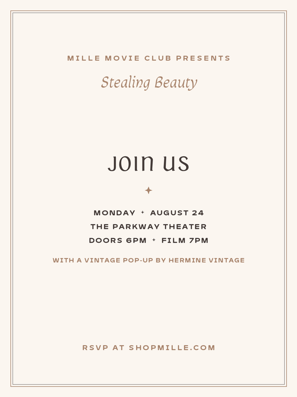 Mille Movie Club — Stealing Beauty - August 24th — view 5