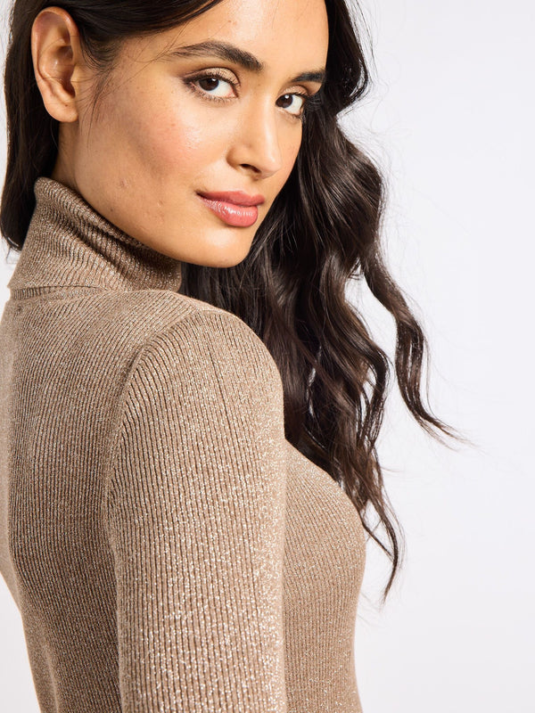 Briar Turtleneck in Mink — view 7